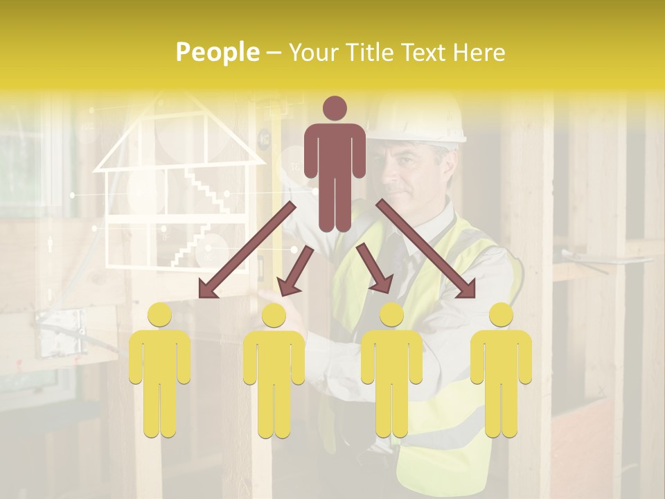 Caucasian Work Wear Hologram PowerPoint Template