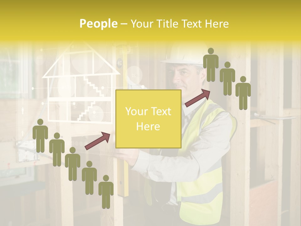 Caucasian Work Wear Hologram PowerPoint Template