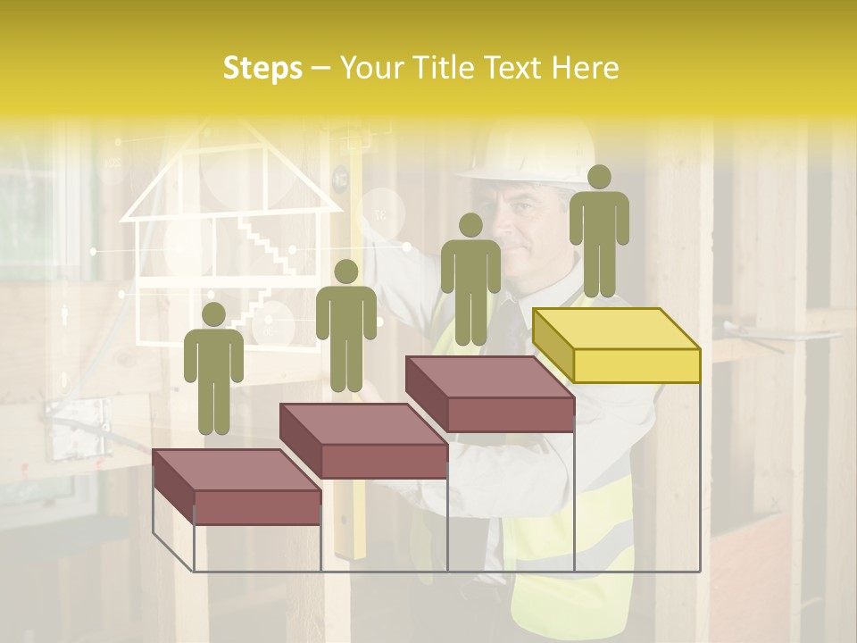 Caucasian Work Wear Hologram PowerPoint Template