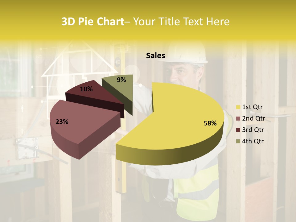 Caucasian Work Wear Hologram PowerPoint Template