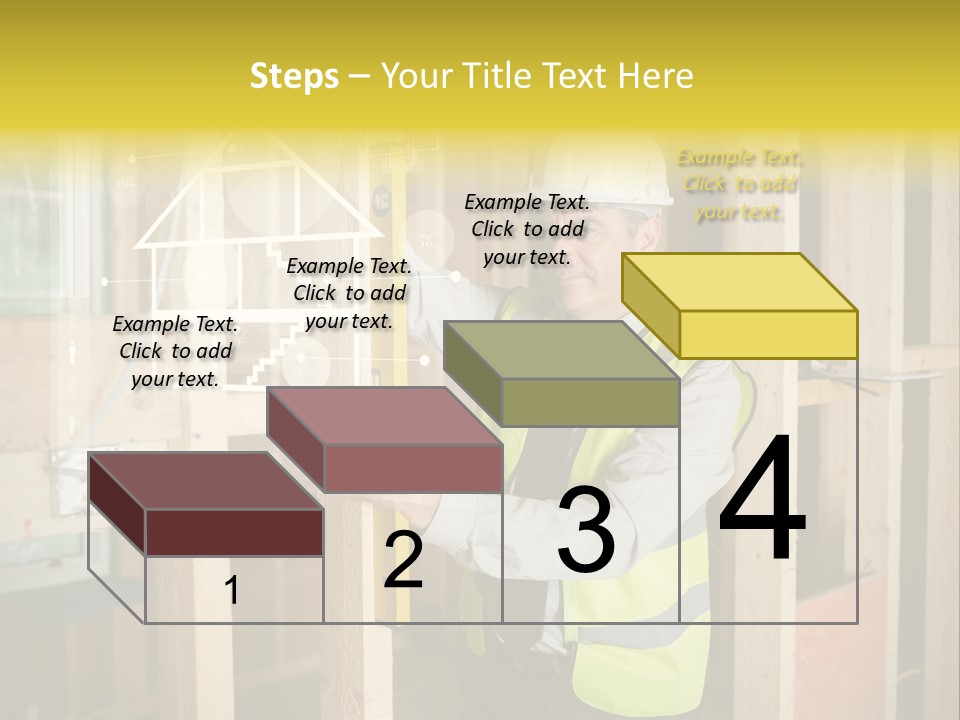 Caucasian Work Wear Hologram PowerPoint Template