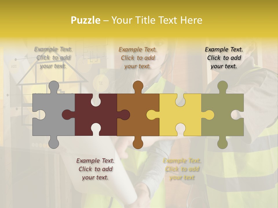 Discussing Futuristic Work Wear PowerPoint Template