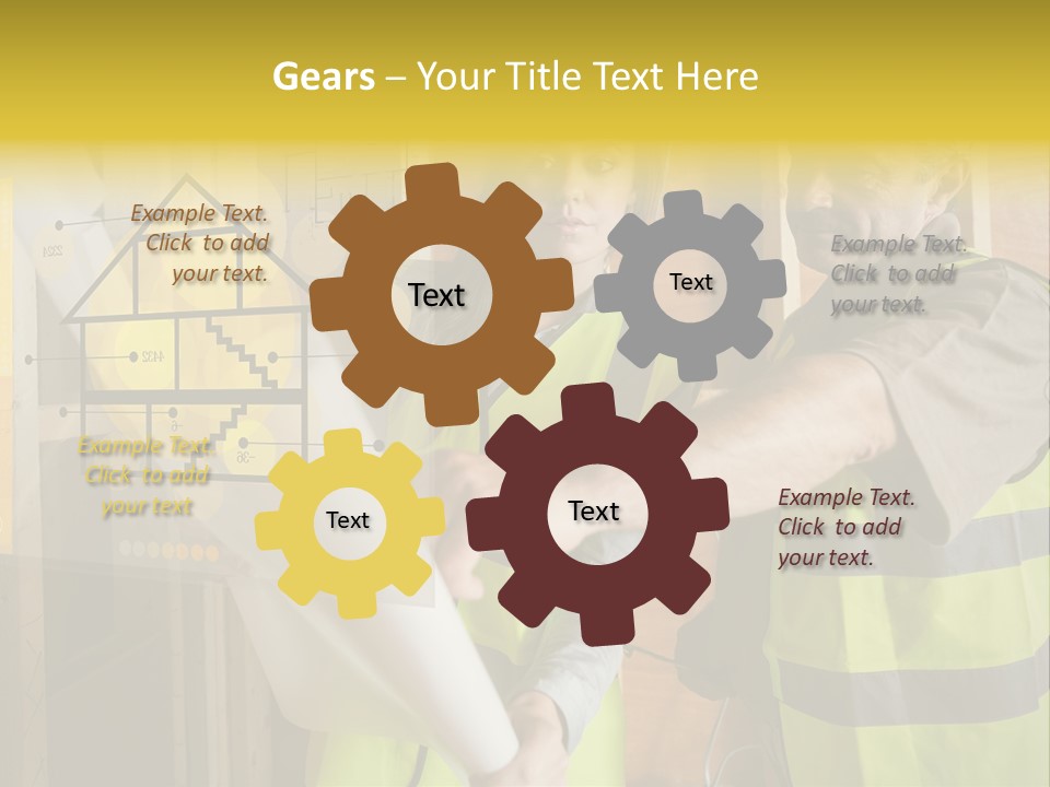 Discussing Futuristic Work Wear PowerPoint Template