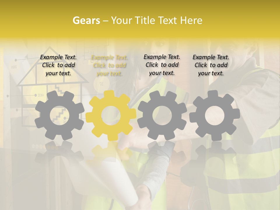 Discussing Futuristic Work Wear PowerPoint Template