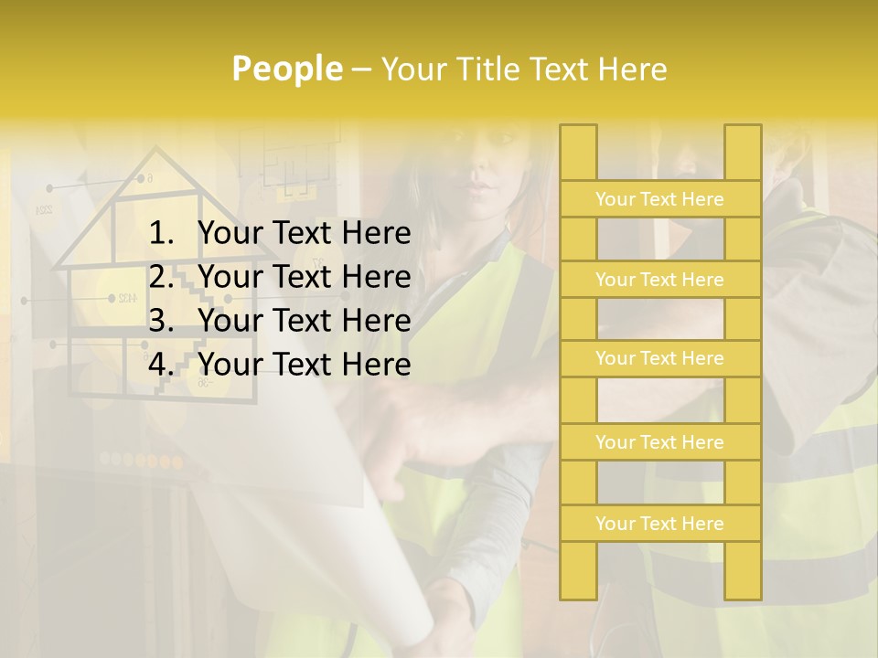 Discussing Futuristic Work Wear PowerPoint Template