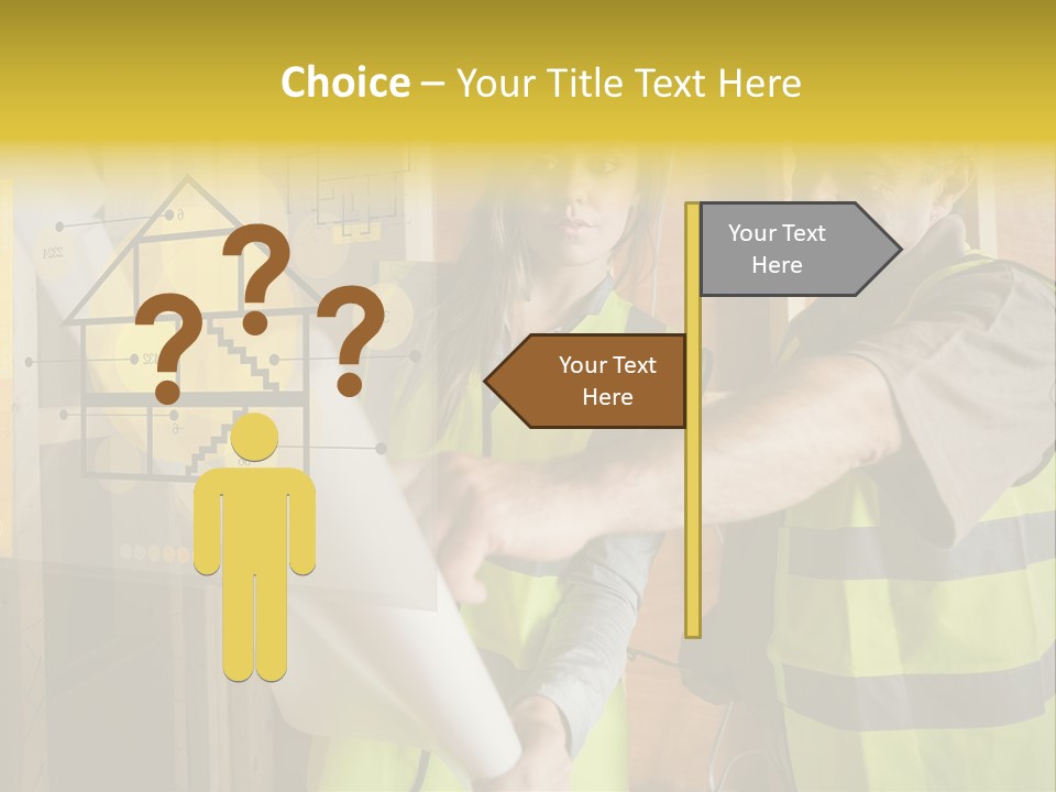 Discussing Futuristic Work Wear PowerPoint Template