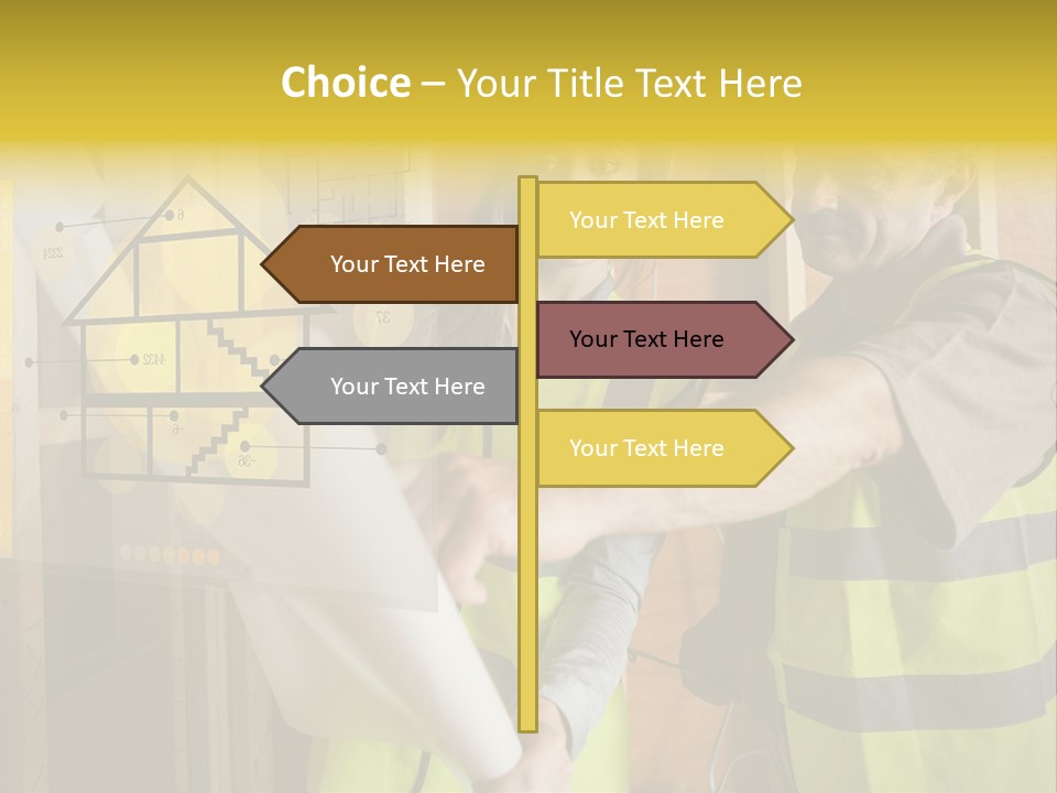 Discussing Futuristic Work Wear PowerPoint Template