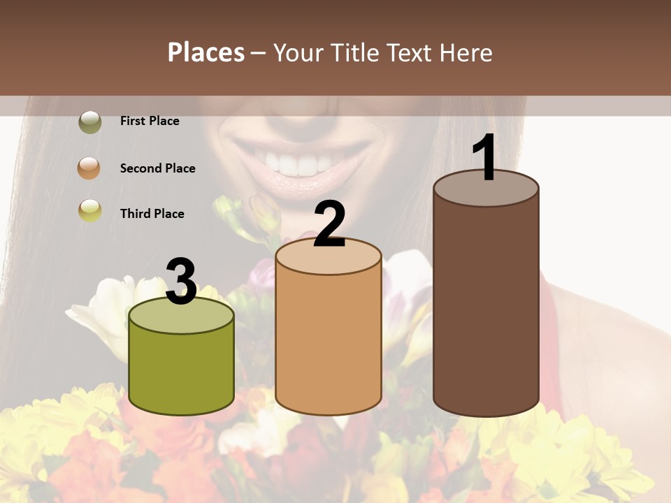 Flower Portrait Mode PowerPoint Template