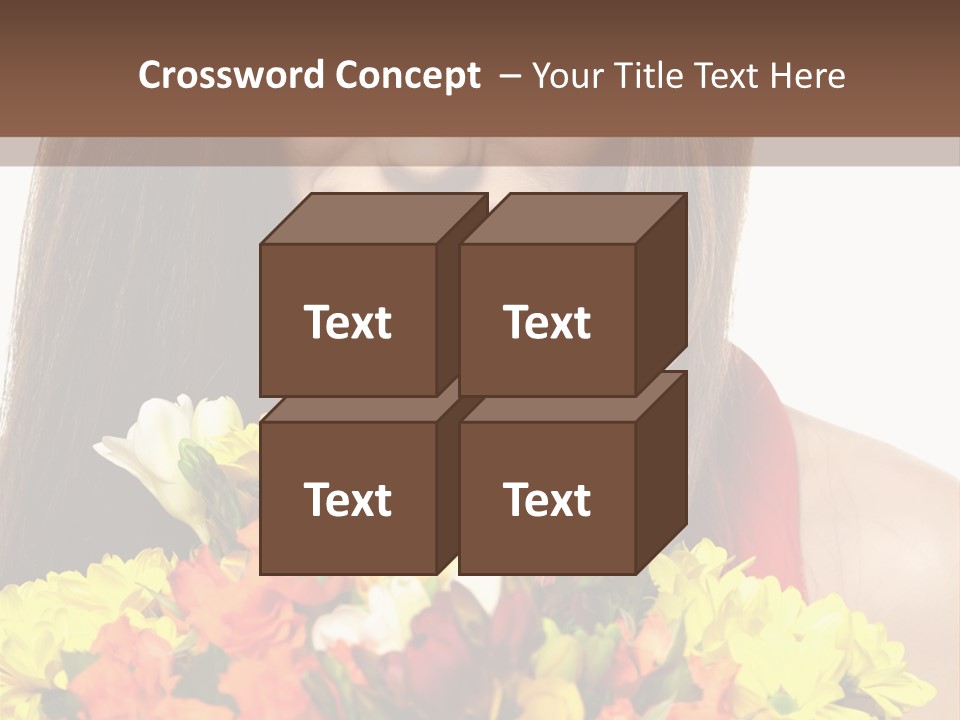 Flower Portrait Mode PowerPoint Template