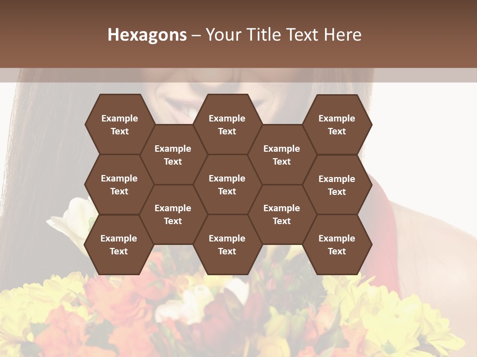 Flower Portrait Mode PowerPoint Template