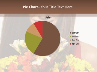 Flower Portrait Mode PowerPoint Template