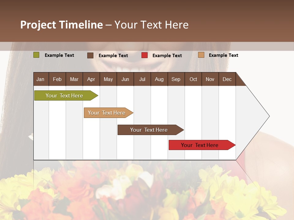 Flower Portrait Mode PowerPoint Template