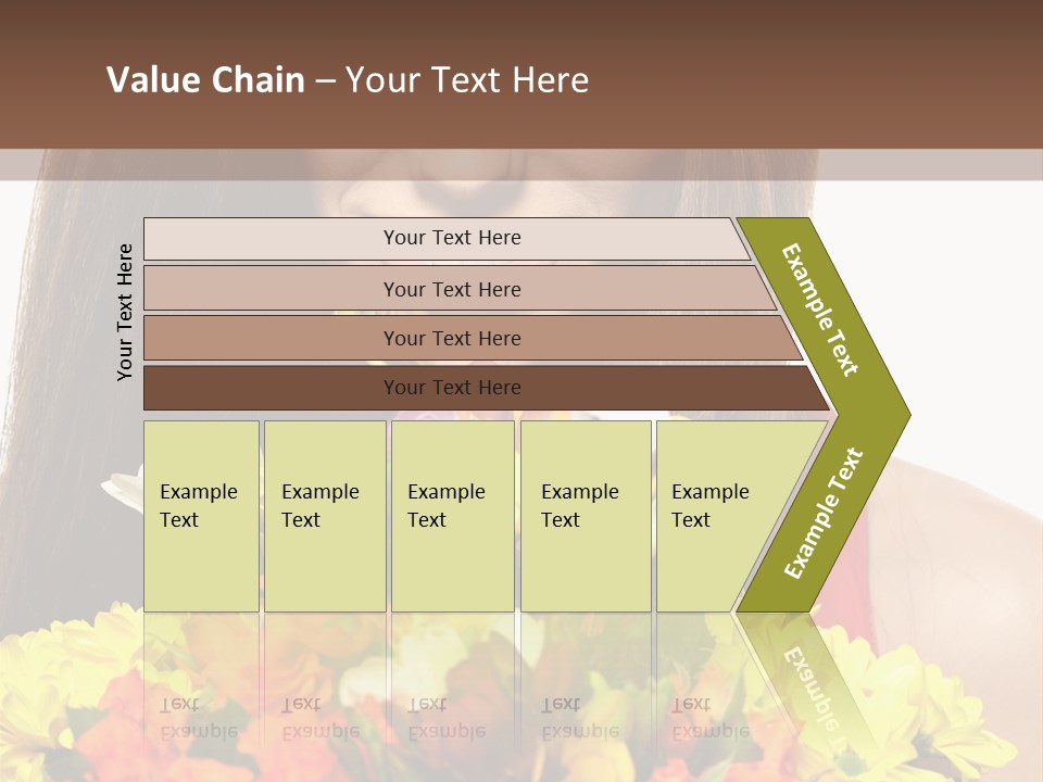 Flower Portrait Mode PowerPoint Template