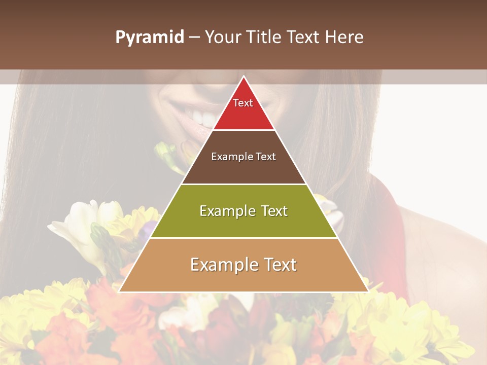 Flower Portrait Mode PowerPoint Template