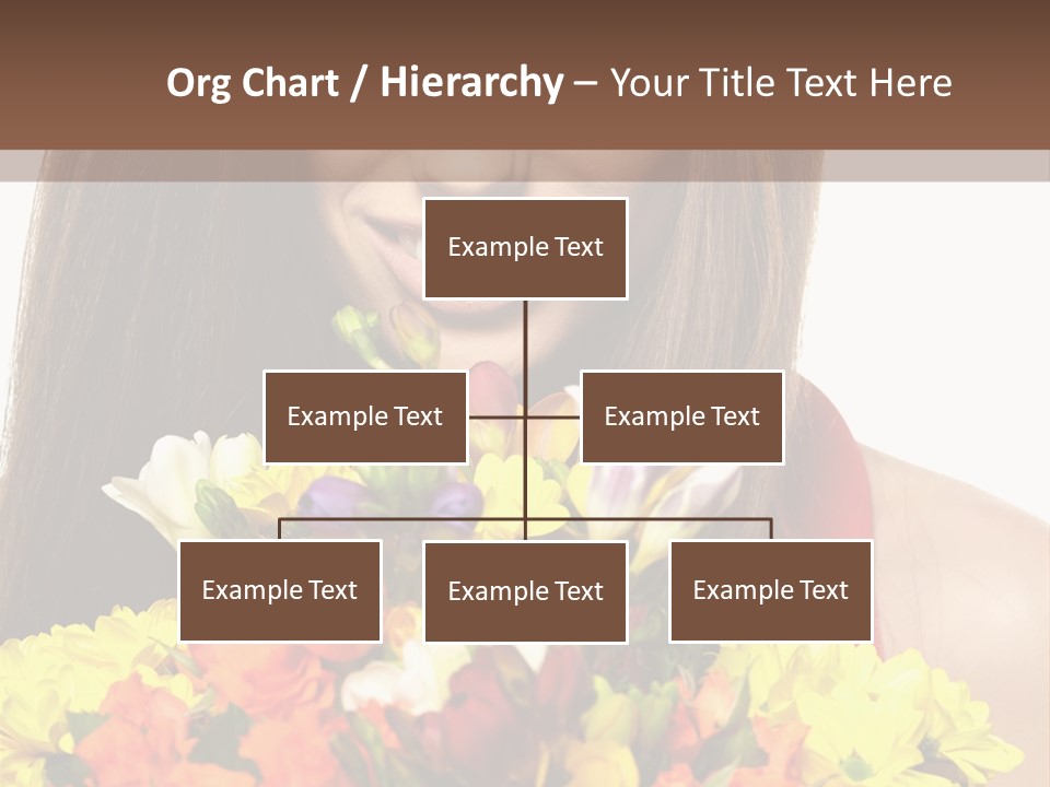 Flower Portrait Mode PowerPoint Template