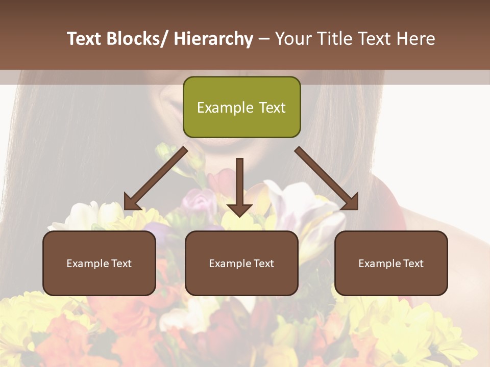 Flower Portrait Mode PowerPoint Template