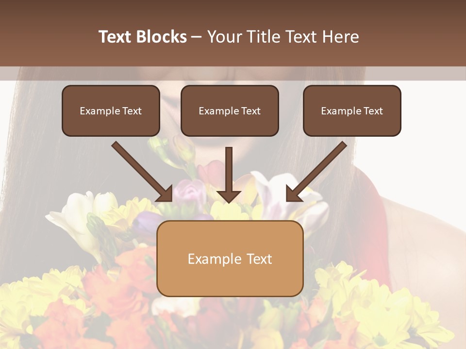 Flower Portrait Mode PowerPoint Template