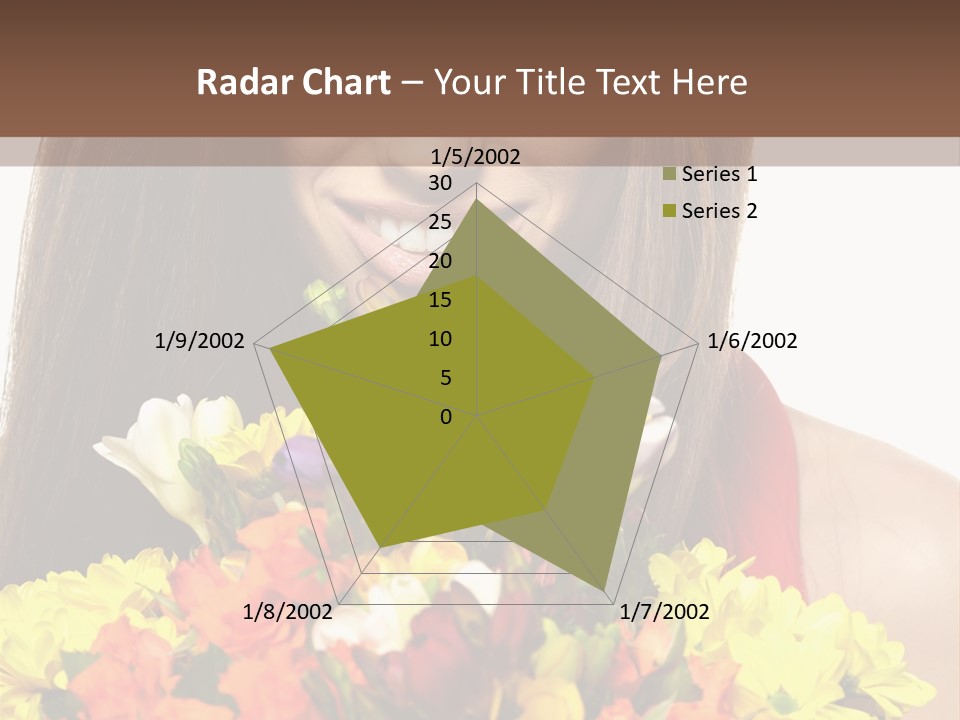 Flower Portrait Mode PowerPoint Template