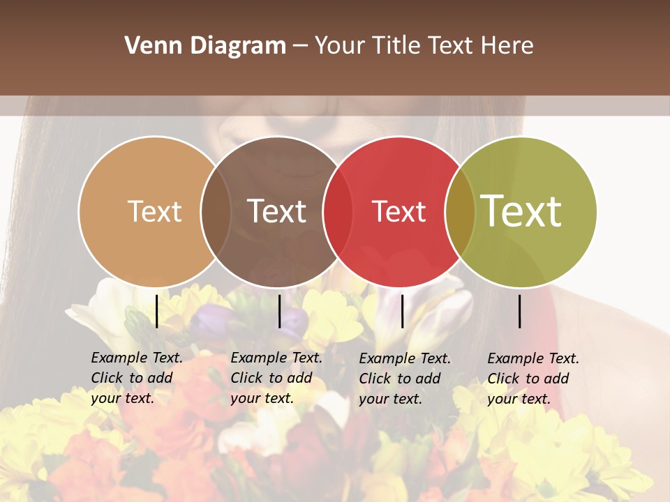 Flower Portrait Mode PowerPoint Template