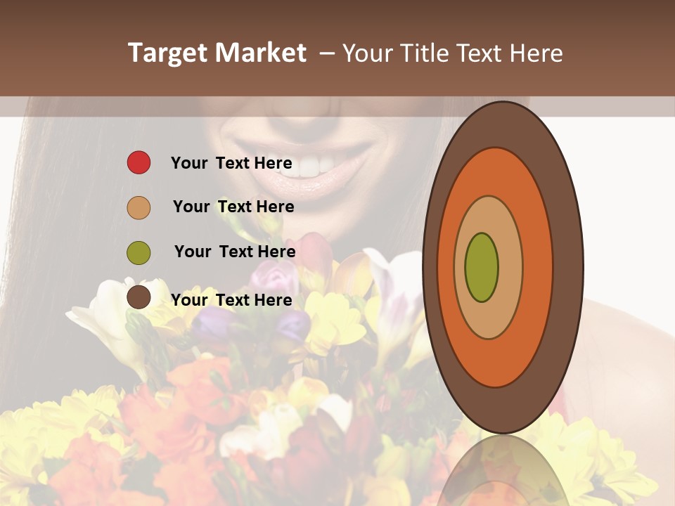 Flower Portrait Mode PowerPoint Template