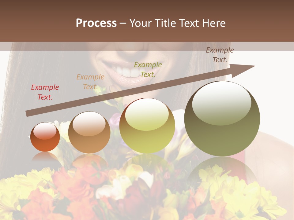 Flower Portrait Mode PowerPoint Template