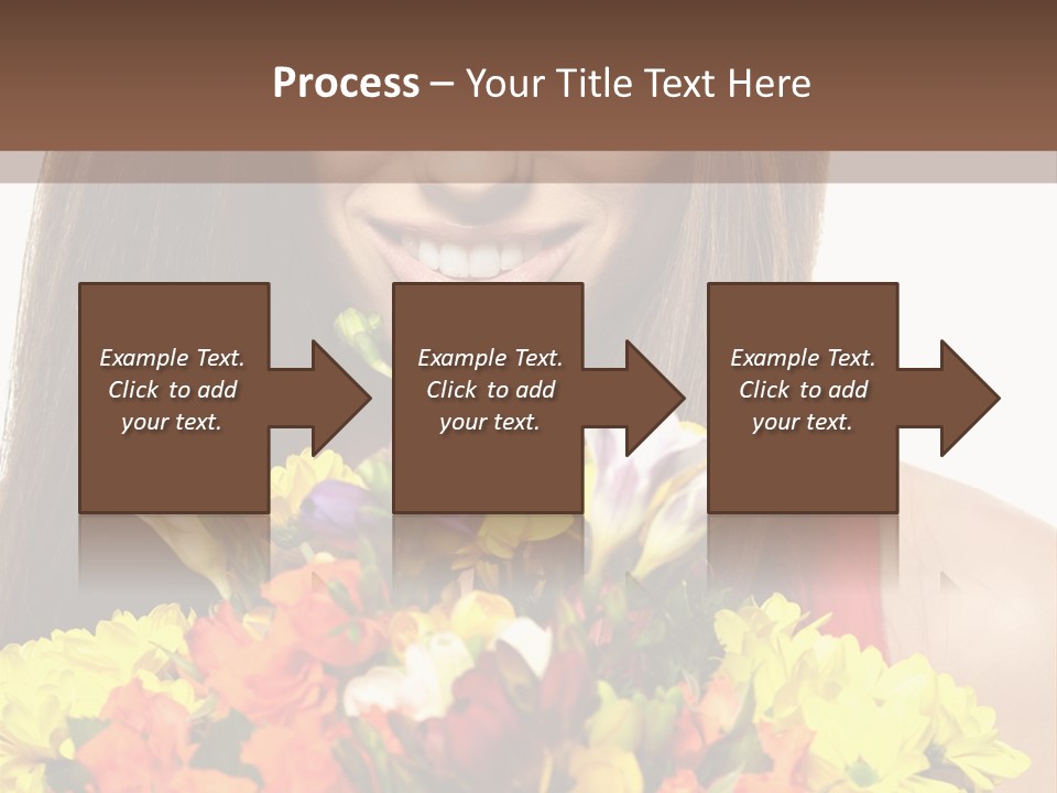 Flower Portrait Mode PowerPoint Template
