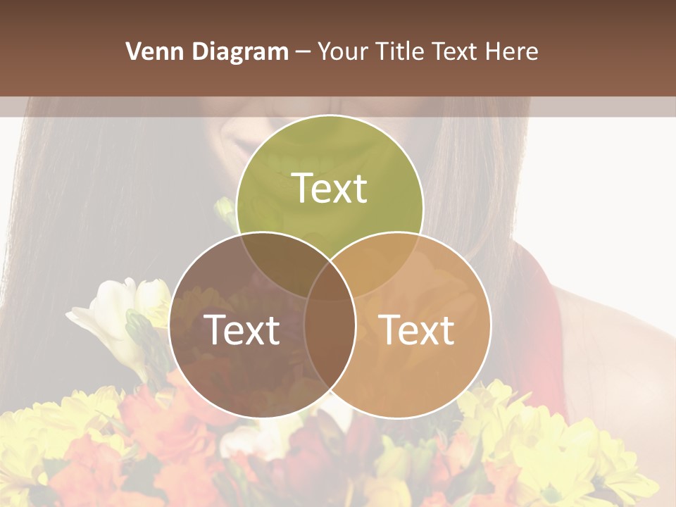 Flower Portrait Mode PowerPoint Template