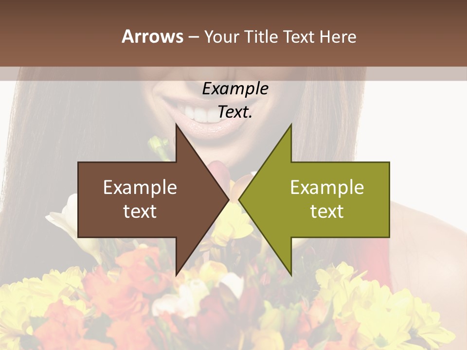 Flower Portrait Mode PowerPoint Template