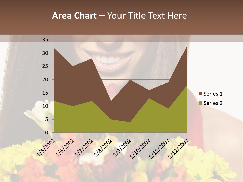 Flower Portrait Mode PowerPoint Template
