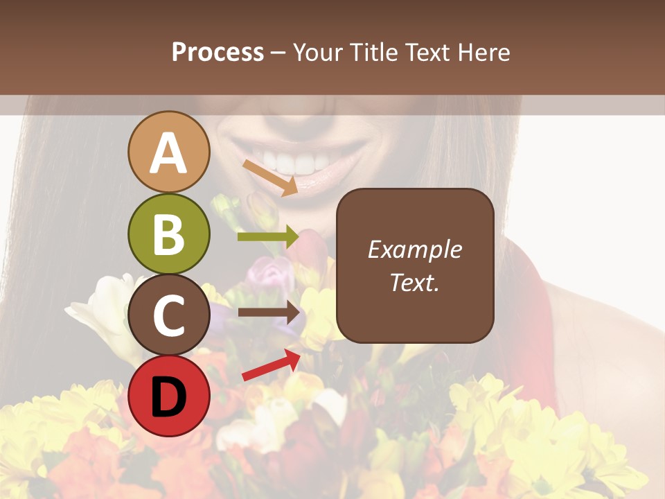 Flower Portrait Mode PowerPoint Template