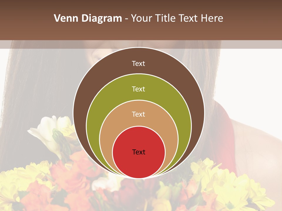 Flower Portrait Mode PowerPoint Template
