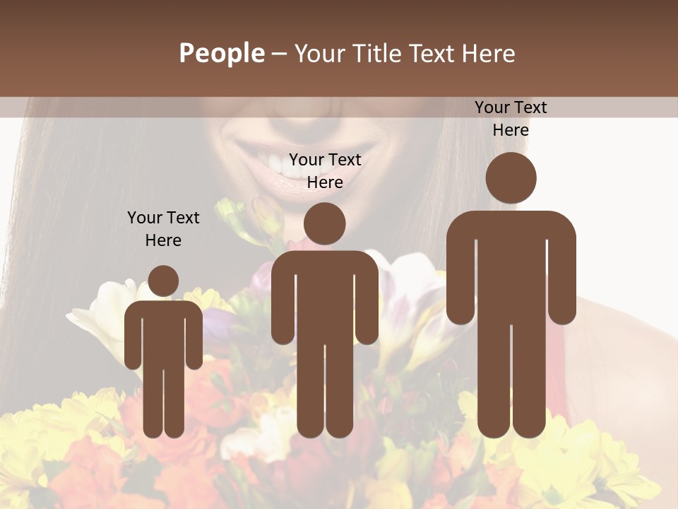 Flower Portrait Mode PowerPoint Template