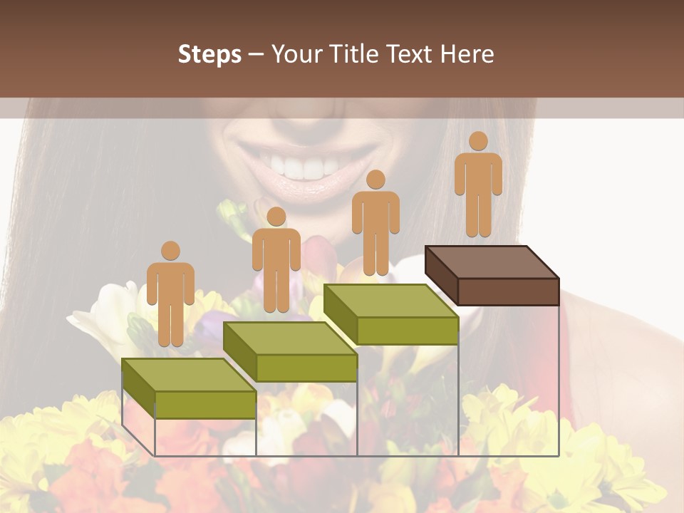Flower Portrait Mode PowerPoint Template