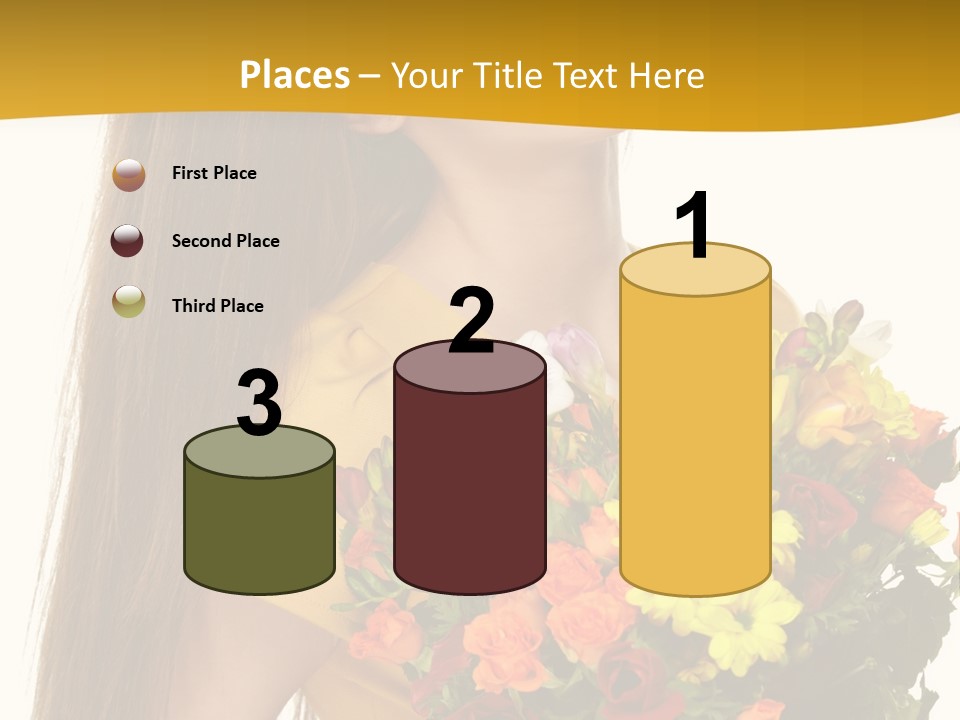 Flora Expression Yellow PowerPoint Template