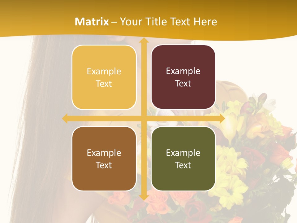 Flora Expression Yellow PowerPoint Template