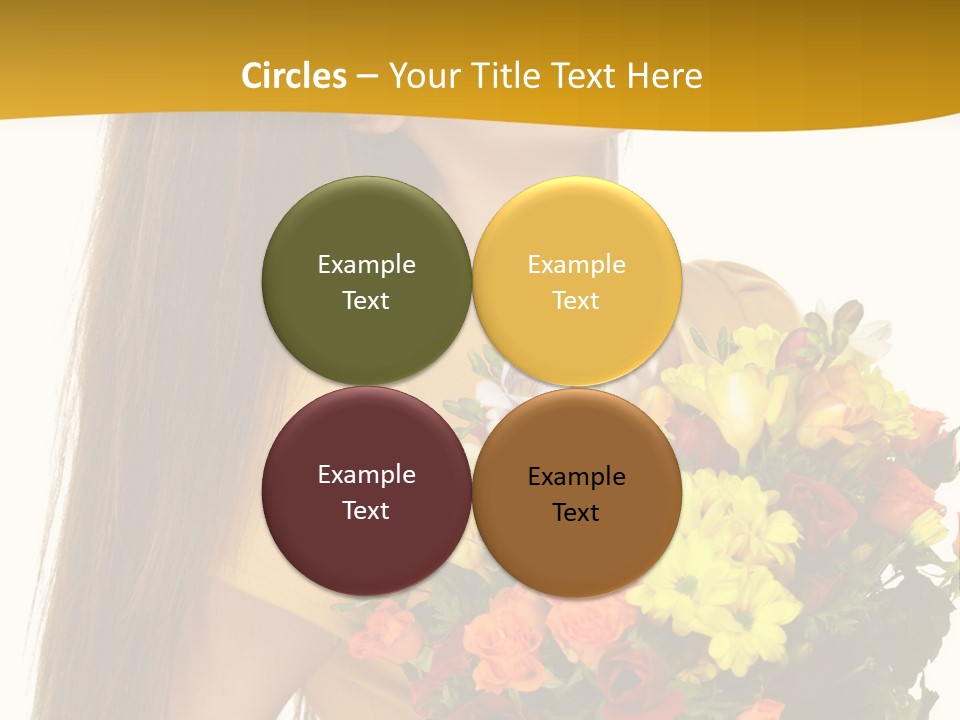 Flora Expression Yellow PowerPoint Template