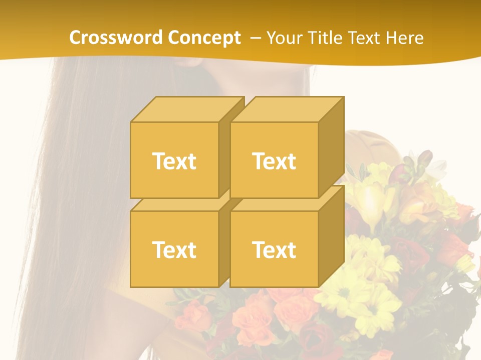 Flora Expression Yellow PowerPoint Template