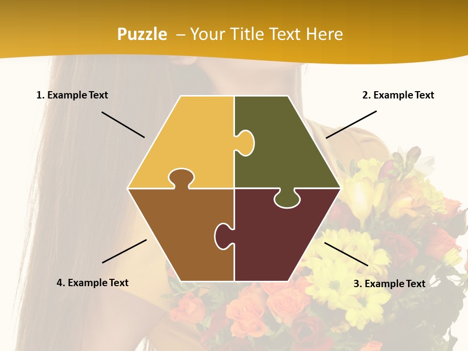 Flora Expression Yellow PowerPoint Template