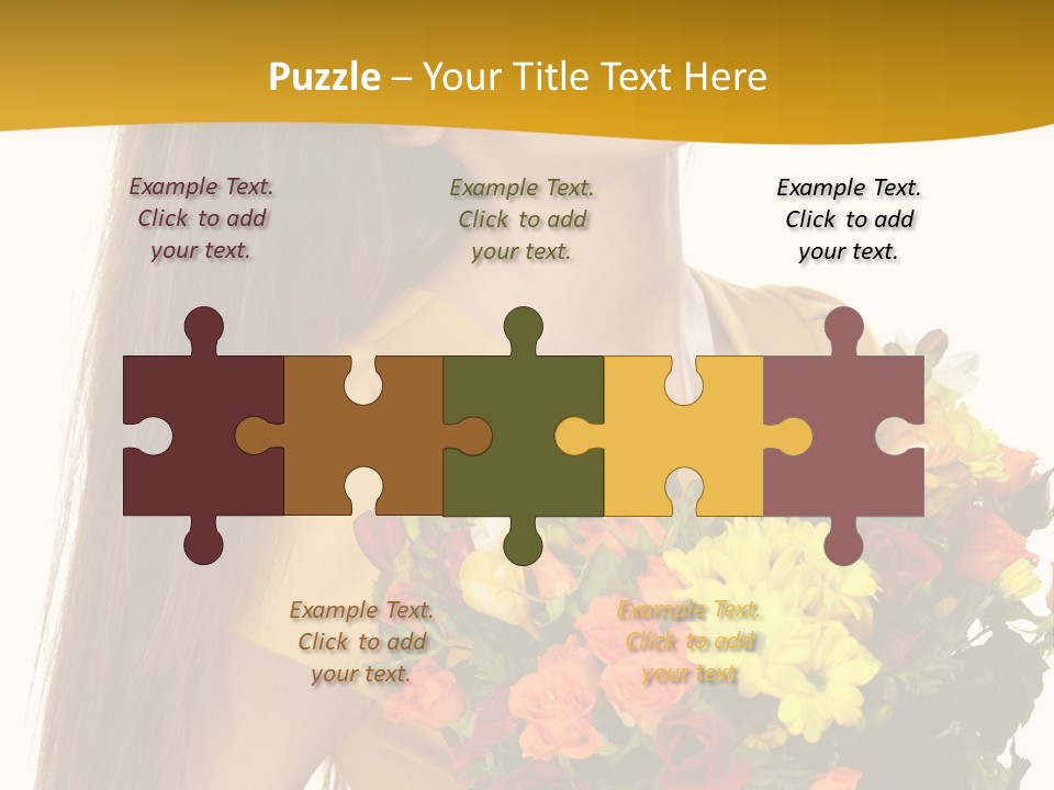 Flora Expression Yellow PowerPoint Template