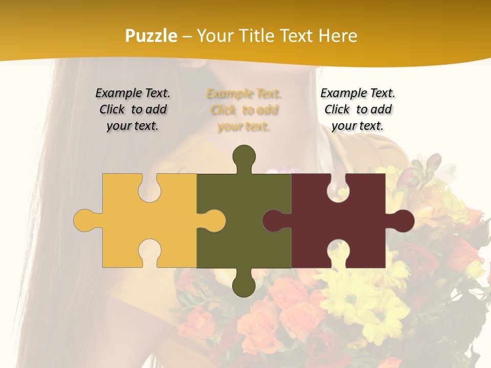 Flora Expression Yellow PowerPoint Template