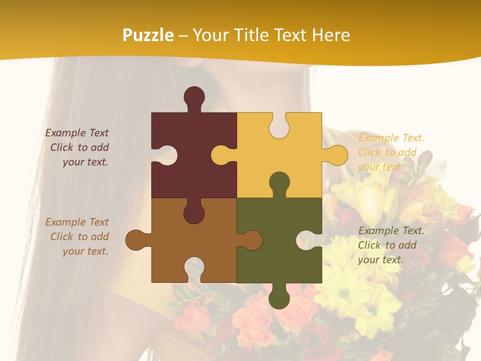 Flora Expression Yellow PowerPoint Template