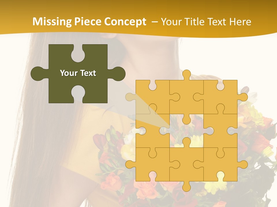 Flora Expression Yellow PowerPoint Template