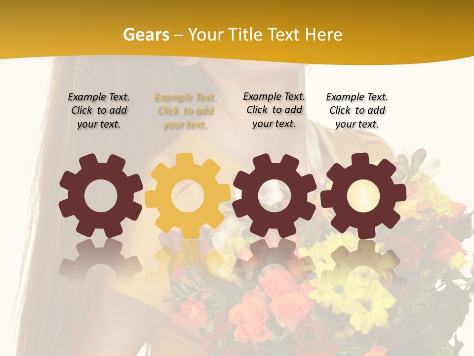 Flora Expression Yellow PowerPoint Template