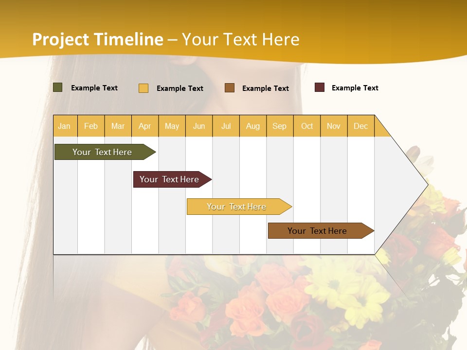 Flora Expression Yellow PowerPoint Template