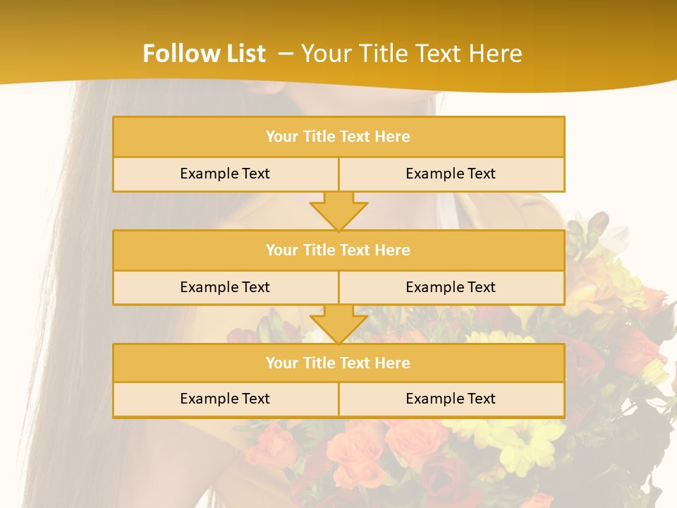 Flora Expression Yellow PowerPoint Template
