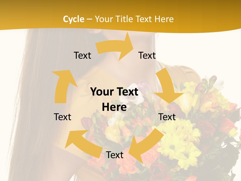 Flora Expression Yellow PowerPoint Template