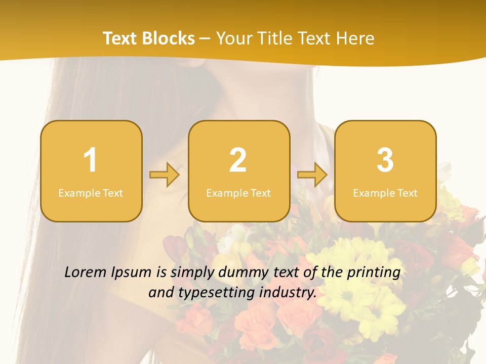 Flora Expression Yellow PowerPoint Template