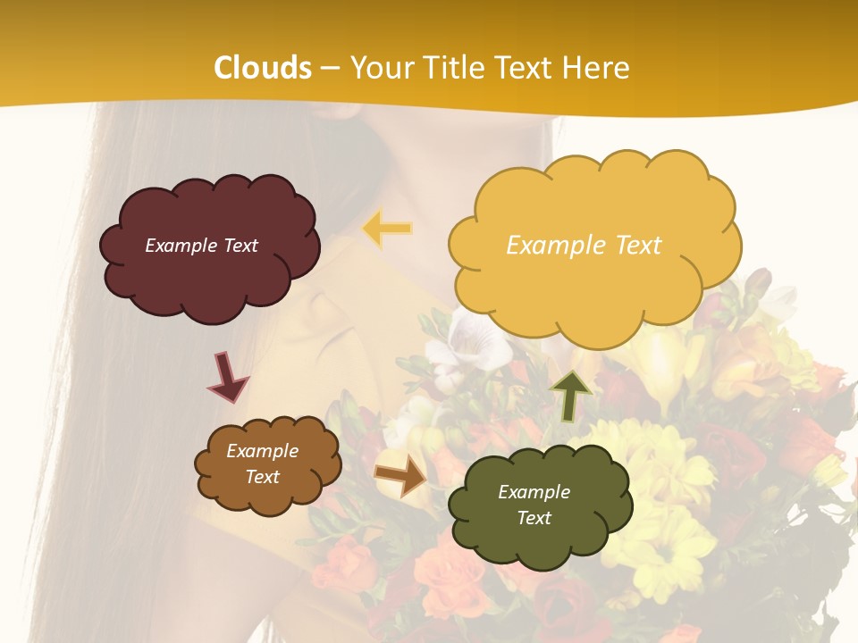 Flora Expression Yellow PowerPoint Template