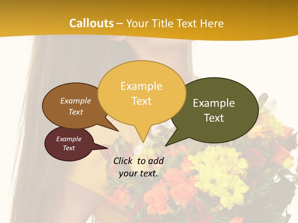 Flora Expression Yellow PowerPoint Template
