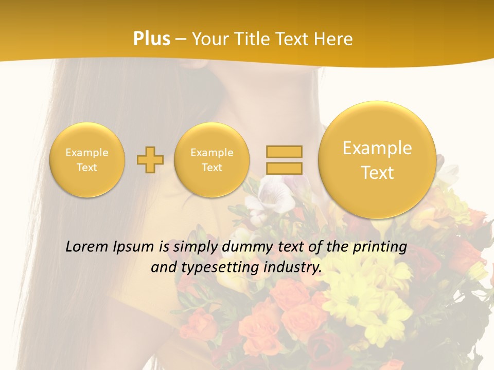 Flora Expression Yellow PowerPoint Template